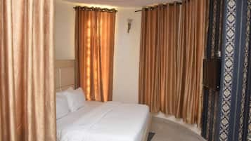1 habitación y ropa de cama de alta calidad