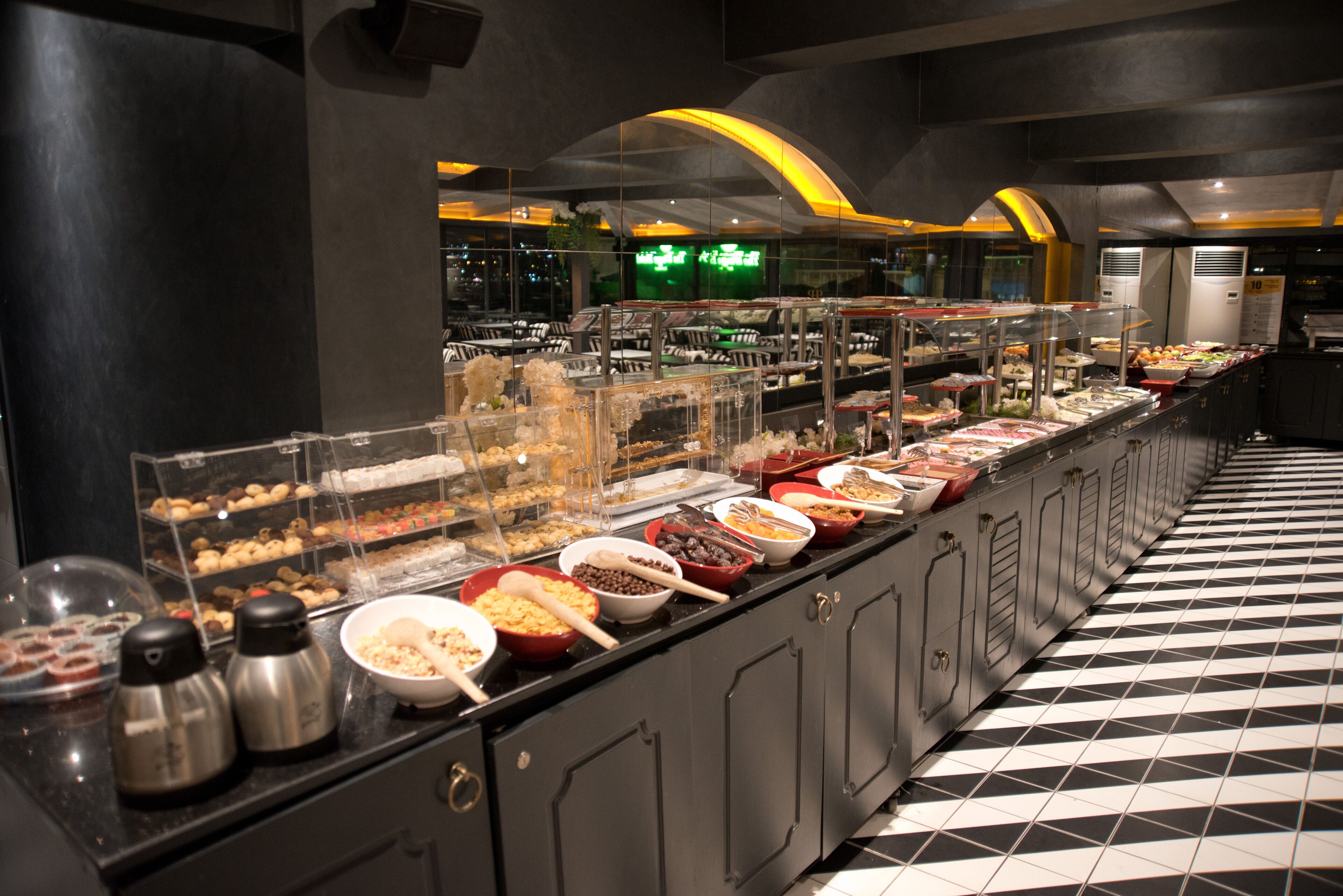 daily buffet breakfast (eur 10.00 per person)