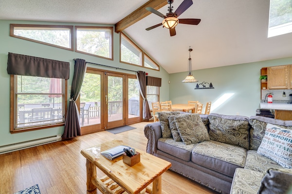 Lake Ariel Vacation Rental | 4BR | 2BA | Stairs Required | 2,100 Sq Ft