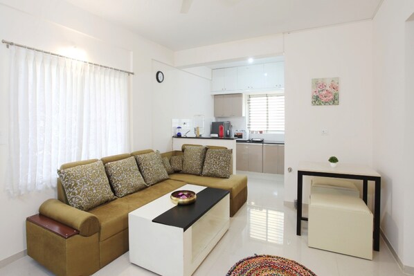 Living area - Qualtems guest House (Bengaluru)