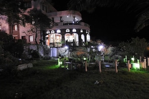 Front of property – evening/night
