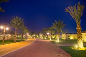 Front of property – evening/night