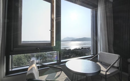 Balcony view. The Brain Hotel