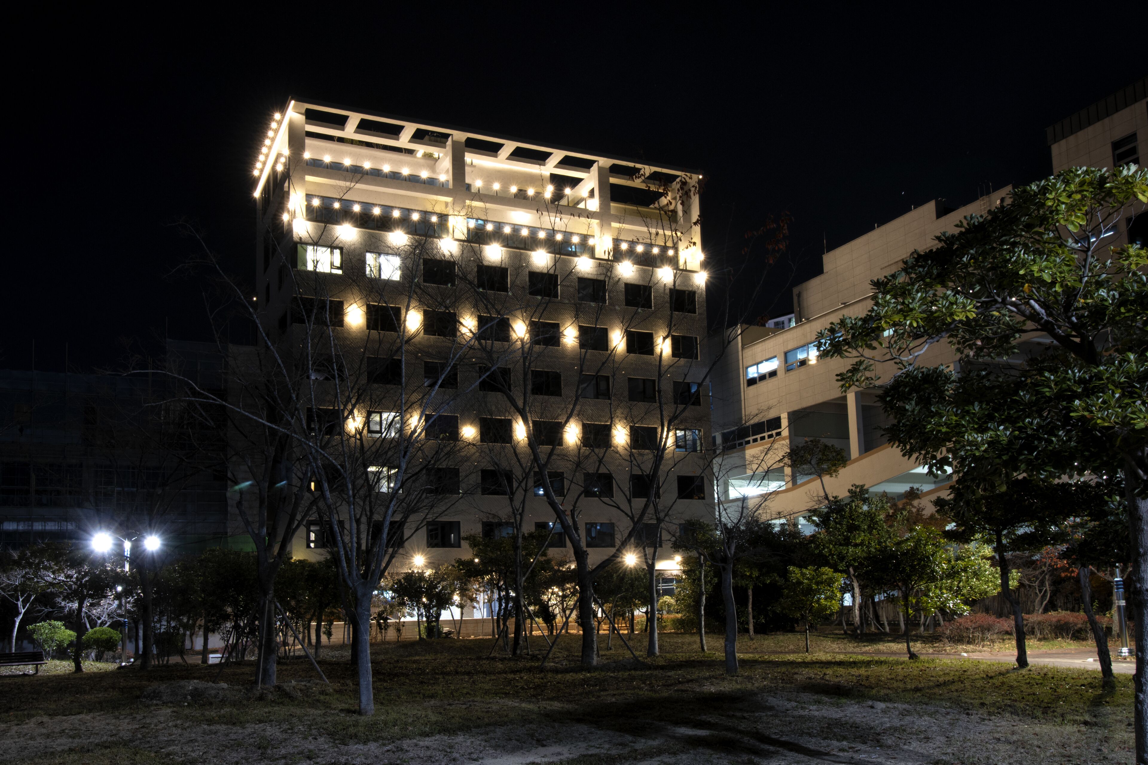 front of property – evening/night