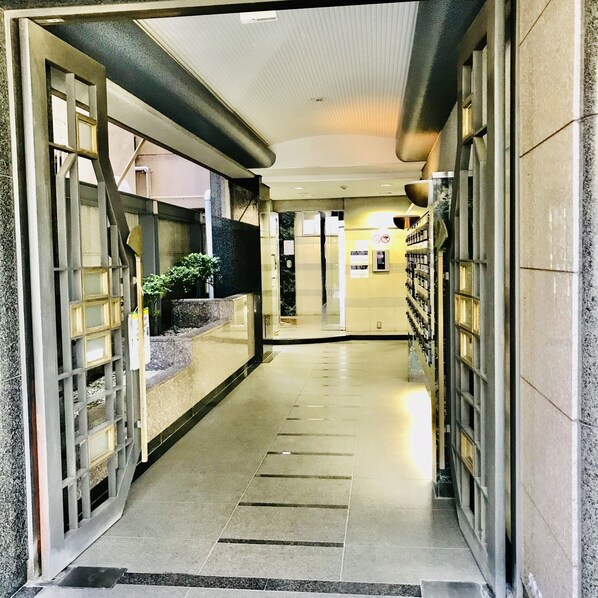 Interior entrance
