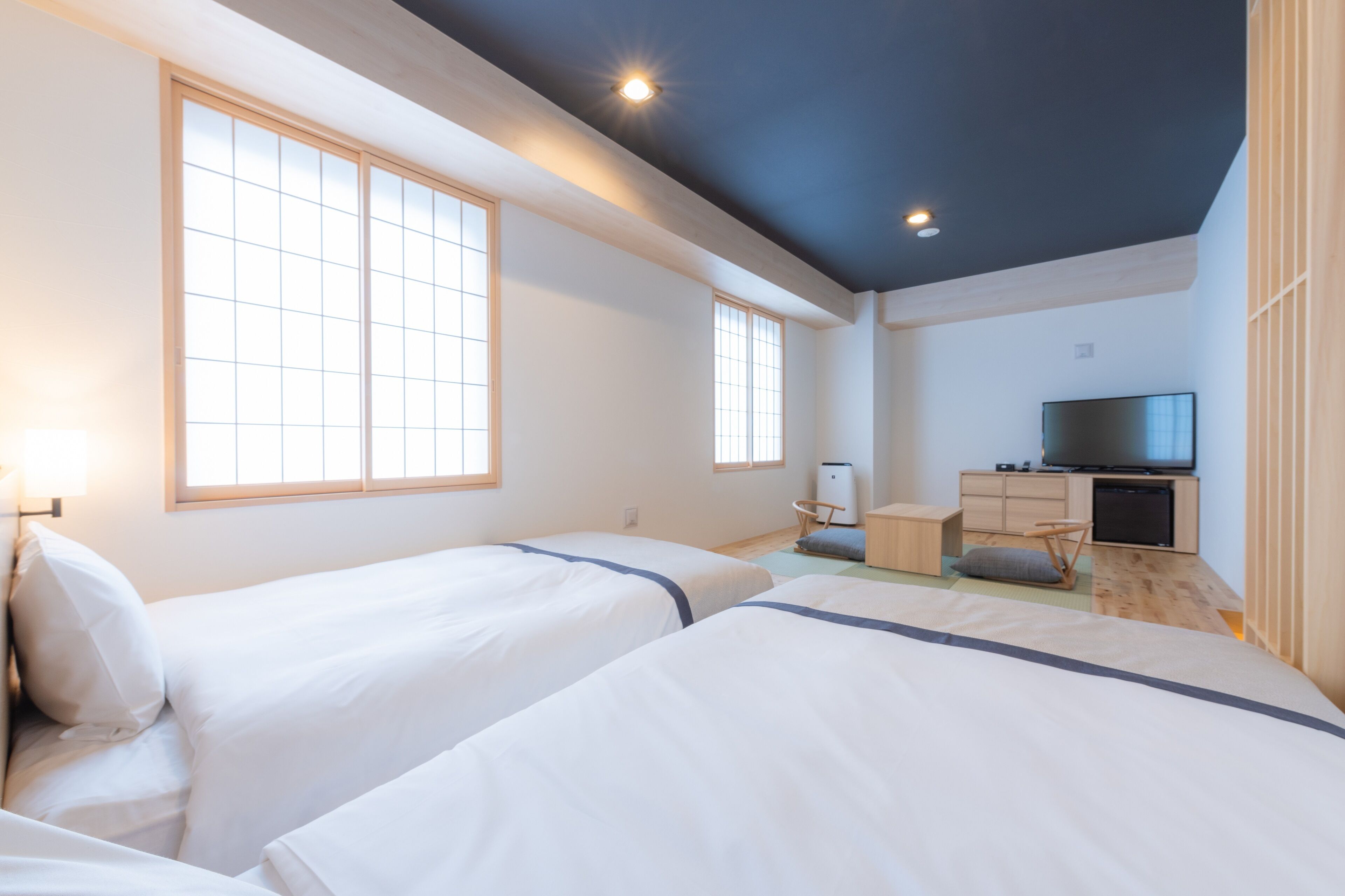japanese modern room | 1 bedroom, premium bedding, down duvets, pillow-top beds