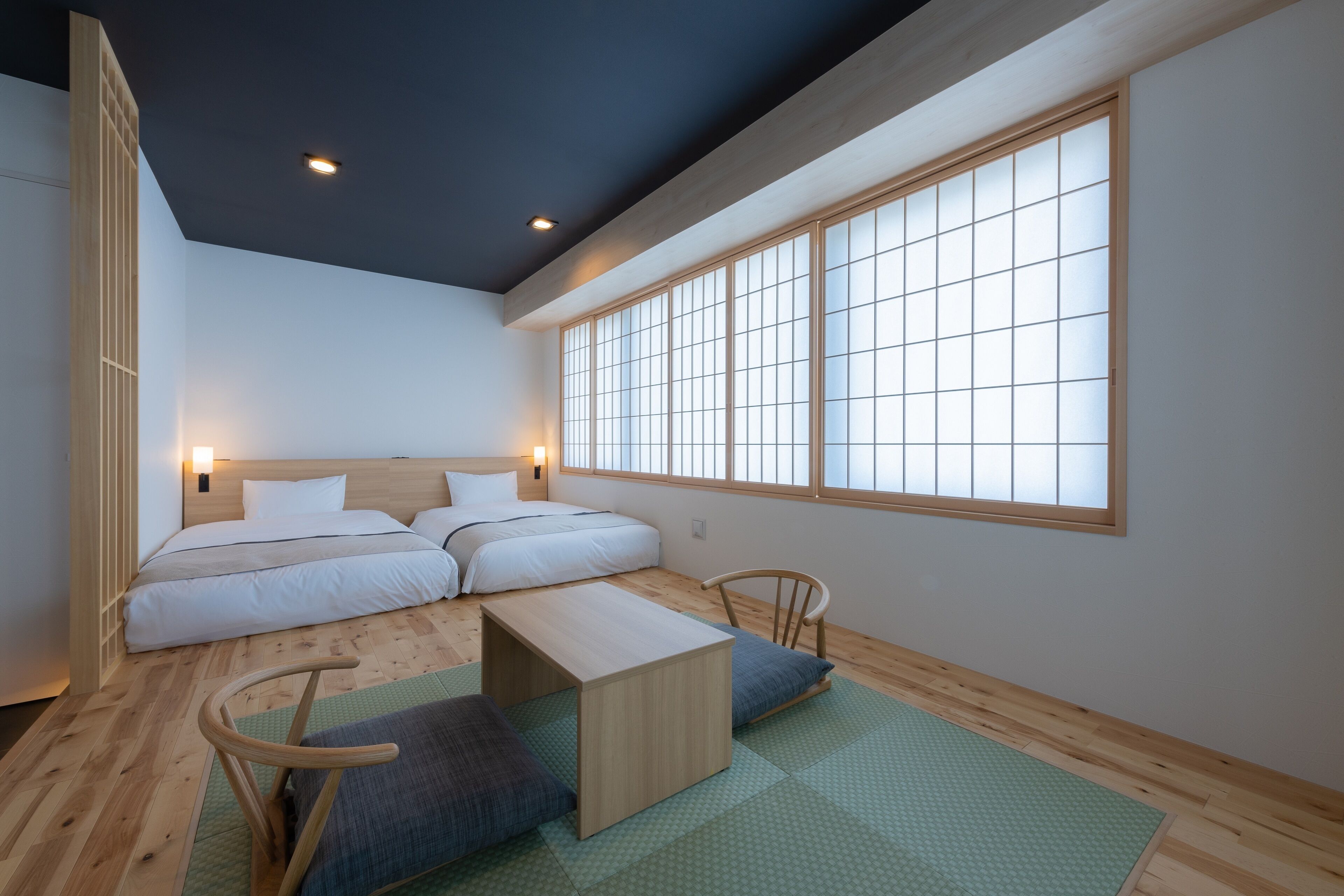 japanese modern room, non smoking (sky tree view) | 1 bedroom, premium bedding, down duvets, pillow-top beds