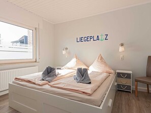 2 habitaciones, cuna de viaje, wifi y acceso para silla de ruedas 