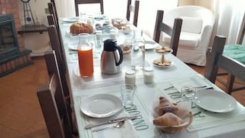Daily local cuisine breakfast (EUR 7 per person)