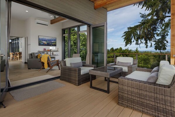 TV, fireplace, ping pong