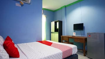 Deluxe tweepersoonskamer | Een bureau, gratis wifi, beddengoed