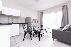 Superior Apartment, 2 Bedrooms | Private kitchen | Mini-fridge, microwave, stovetop, electric kettle