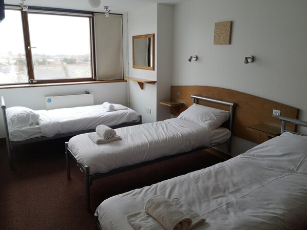 Free WiFi, bed sheets