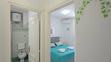 2 bedrooms, in-room safe, iron/ironing board, travel crib