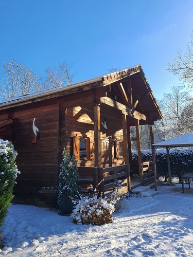 Wooden chalet Munster in Alsace close to shops-tourism-Colmar