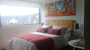Executive appartement | 1 slaapkamer, een kluis op de kamer, een laptopwerkplek