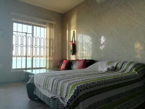 Monolocale Premium, balcone, vista mare | Wi-Fi gratuito, lenzuola