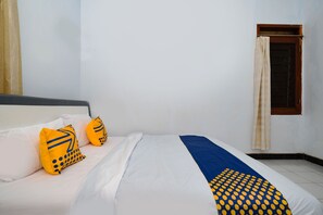 ห้องเบสิกดับเบิล | โต๊ะทำงาน, Wi-Fi ฟรี, ผ้าปูที่นอน