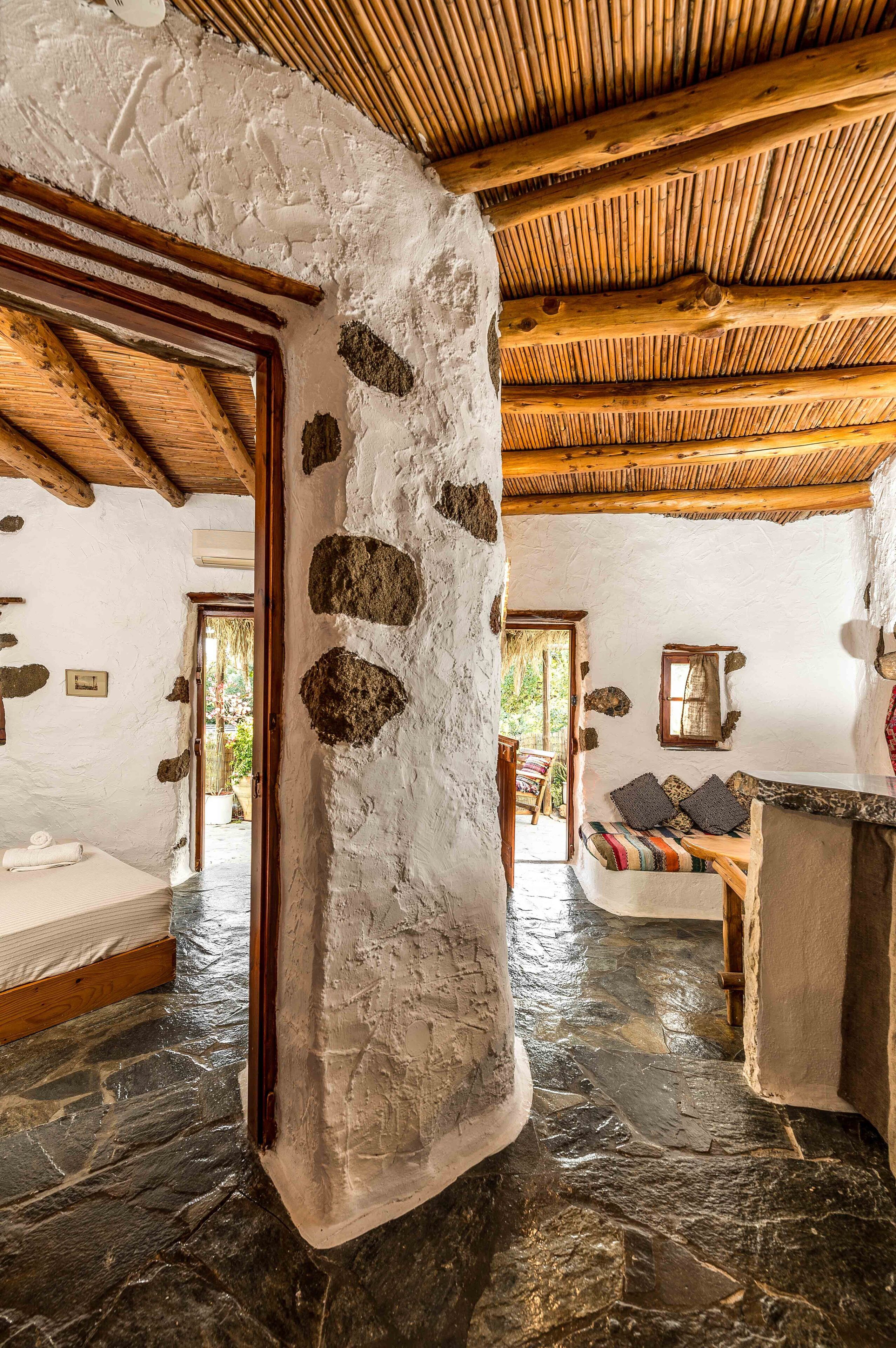 Traditional Cottage, Sea View (Potamos) | Wohnbereich