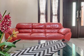 Sittområde i lobbyn