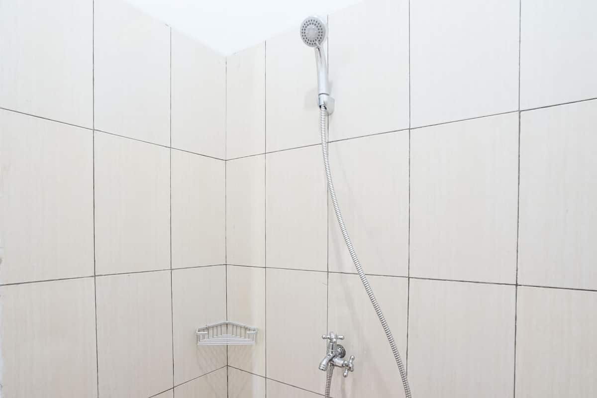 standard room | bathroom | shower, towels