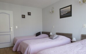 Triple Room, 3 Single Beds, Balcony, Garden View