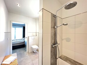 Shower, hair dryer