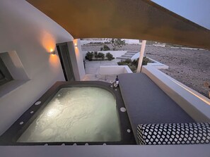 Casa Deluxe, 1 habitación, hidromasaje, vista al mar | Tina de hidromasaje privada