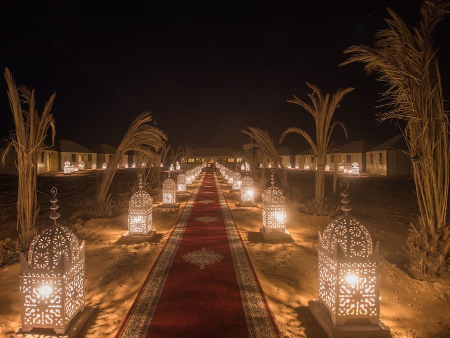 Front of property – evening/night