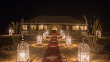 Front of property - evening/night