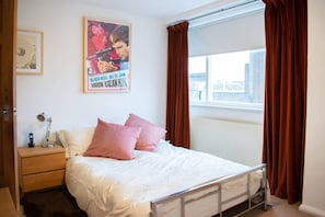 1 bedroom, iron/ironing board, bed sheets