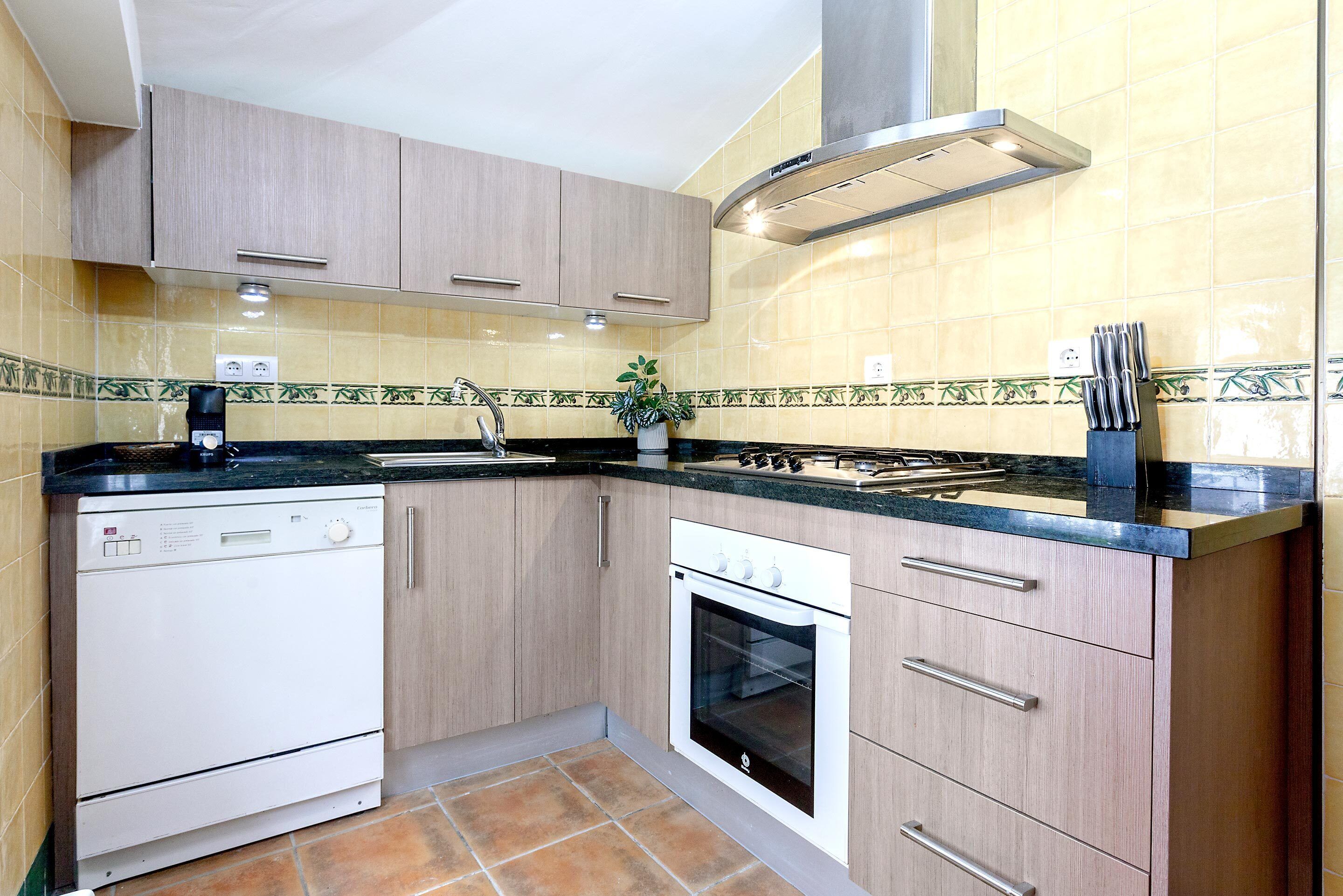 公寓 (2 Bedrooms) | 私人厨房 | 大冰箱、烤箱、洗碗机、茶具/咖啡用具