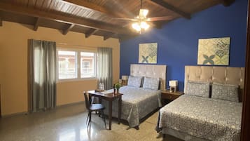 Family Room, 2 Queen Beds | 1 bedroom, premium bedding, individually decorated