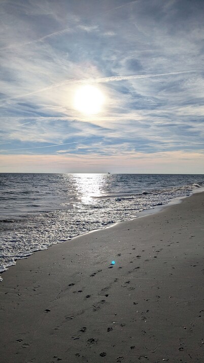 Ocean View, large deck, private, nearby beach access 