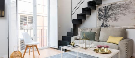 Apartment, 1 Schlafzimmer | Wohnzimmer