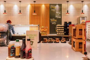 Gratis frukostbuffé varje dag 