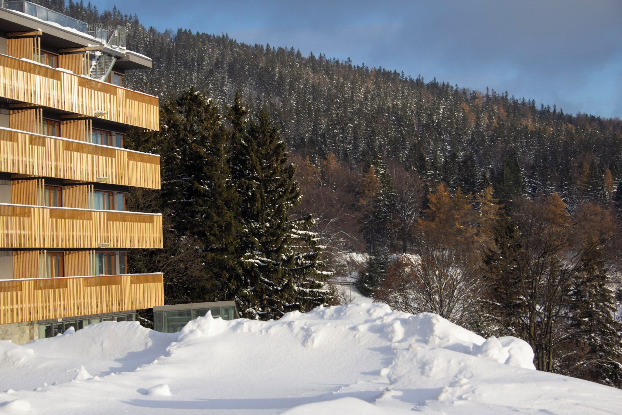 Façade de l’hébergement