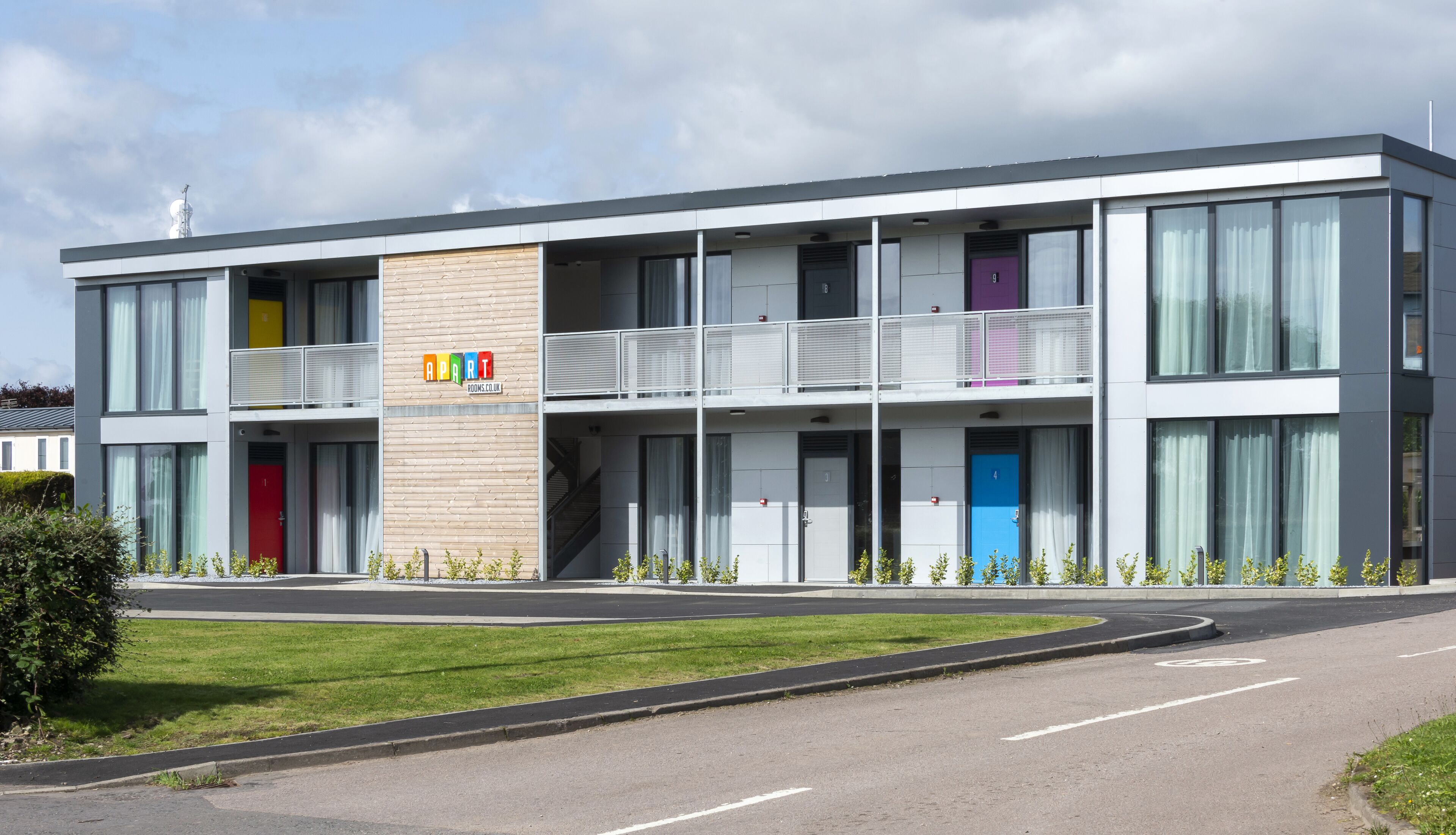 Facciata della struttura