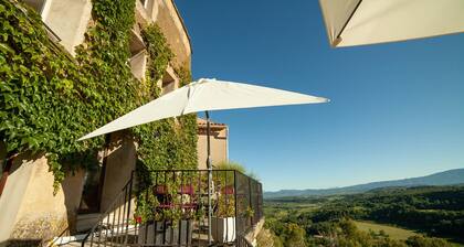 Exceptional view of Mont Ventoux. Charming house, cosy and friendly