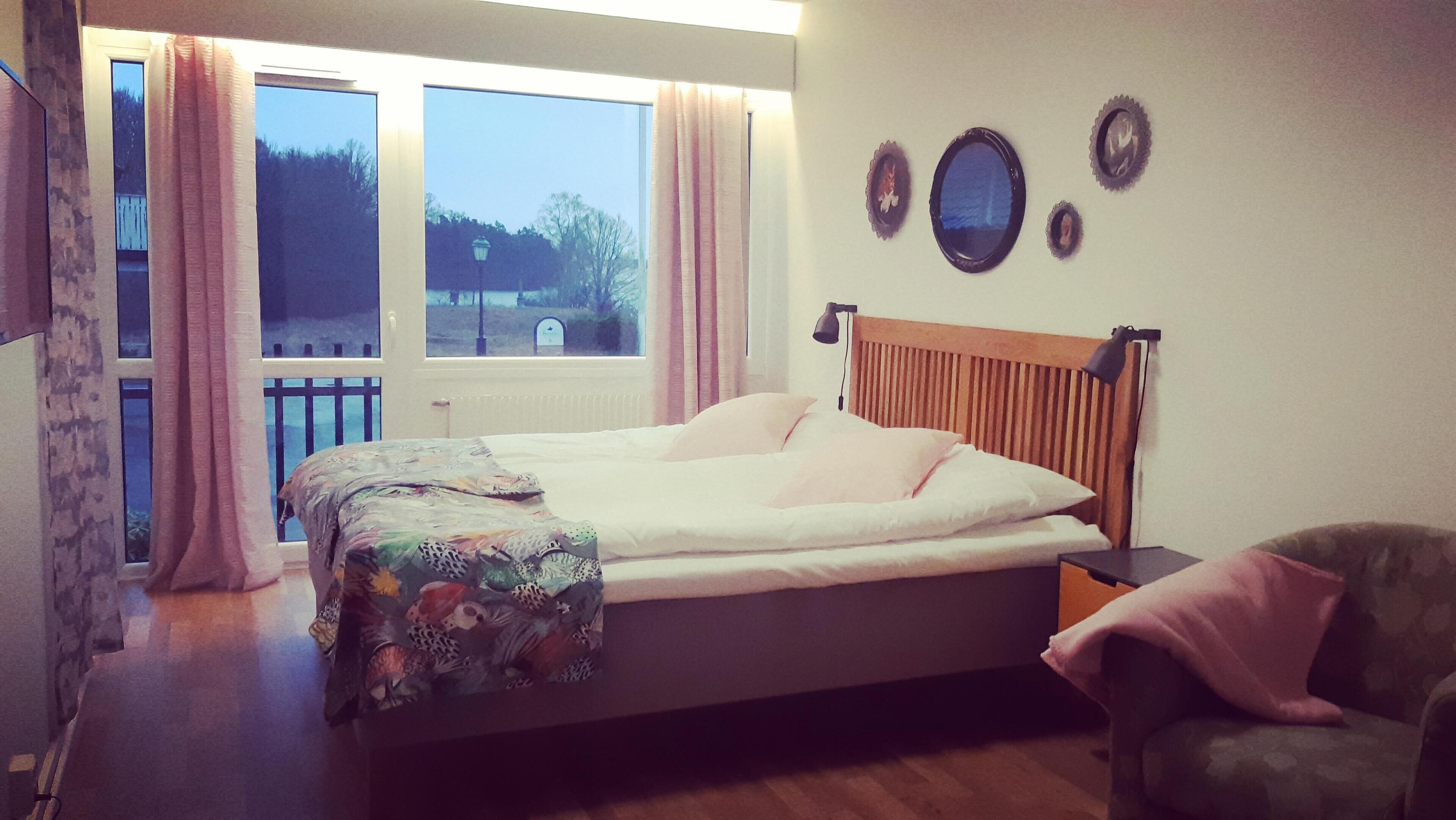 double or twin room (french balcony, forest view) | 1 bedroom, blackout curtains, soundproofing, iron/ironing board