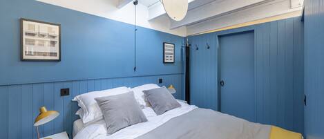 1 多间卧室、熨斗/熨衣板、免费 WiFi、床单