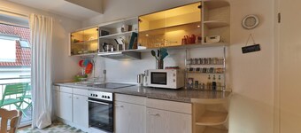 Nürtingen: rymlig lägenhet i loftstil mellan fruktträdgårdar och Neckar