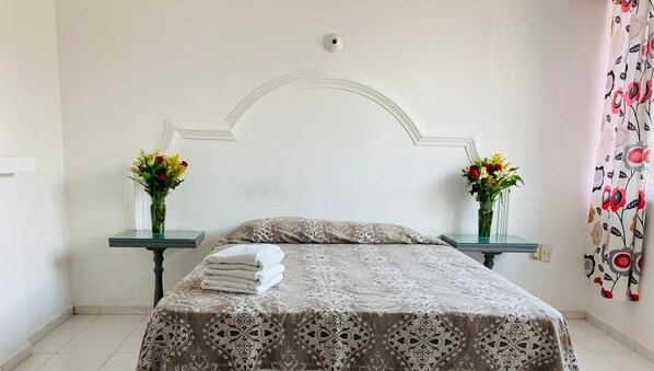 Wifi gratis y ropa de cama