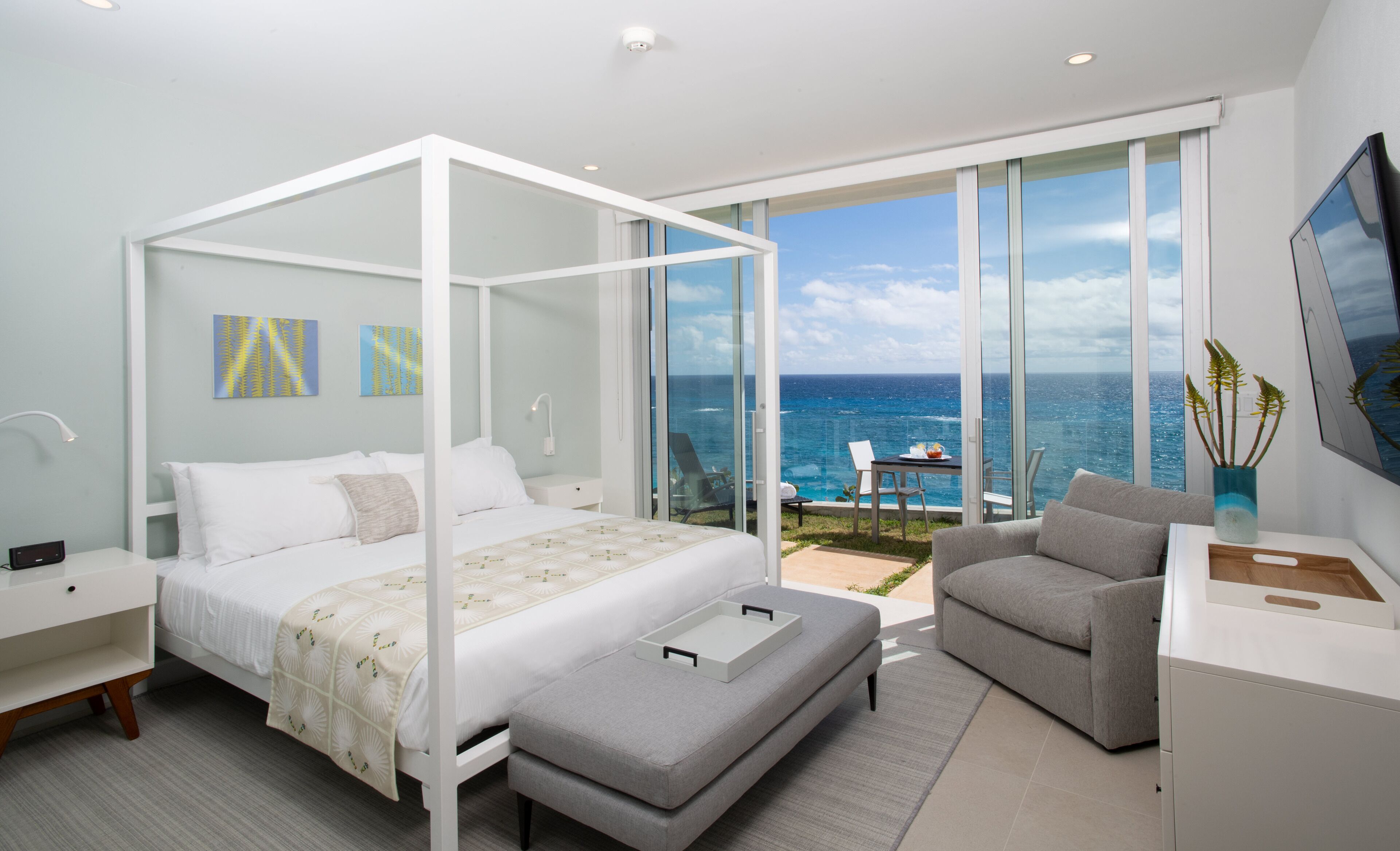three bedroom ocean front suite | 1 bedroom, egyptian cotton sheets, premium bedding, down duvets