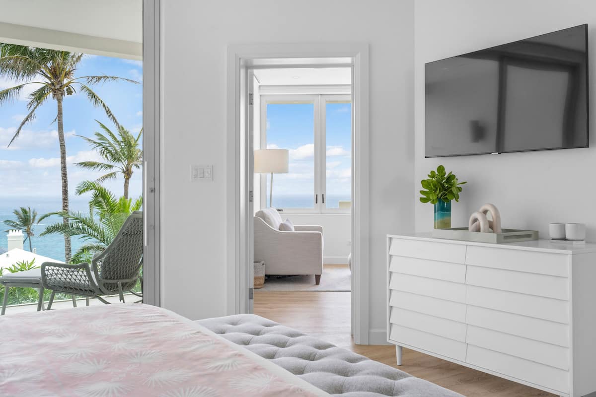 three bedroom ocean view suite | 1 bedroom, egyptian cotton sheets, premium bedding, down duvets