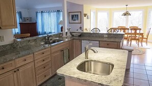 House, Multiple Beds, Kitchen, Garden View | Private kitchen