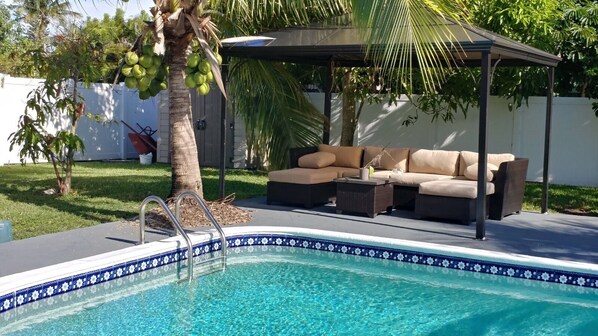 Alberca al aire libre 