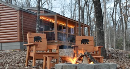 Luxury cabins in the foothills of the Blue Ridge Mountains