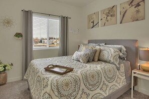 3 bedrooms, iron/ironing board, travel crib, free WiFi