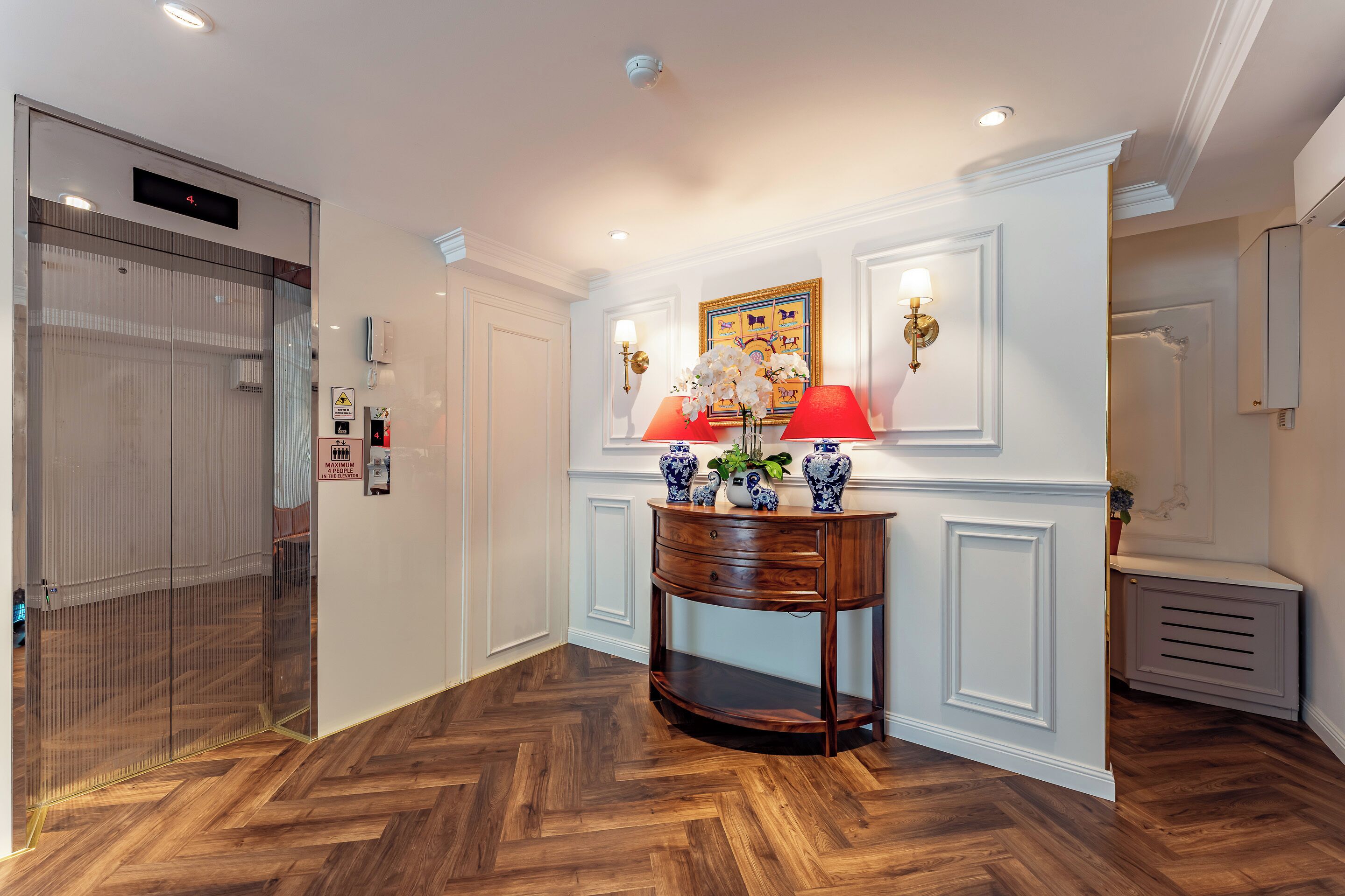 Façade de l’hébergement